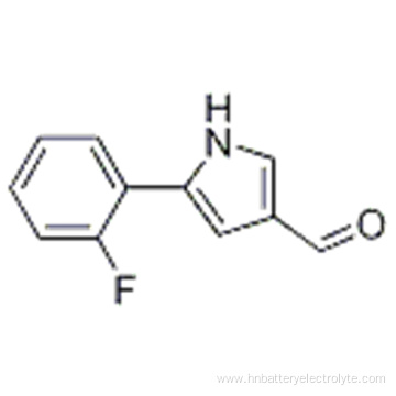 1H-Pyrrole-3-carboxaldehyde, 5-(2-fluorophenyl)- CAS 881674-56-2 